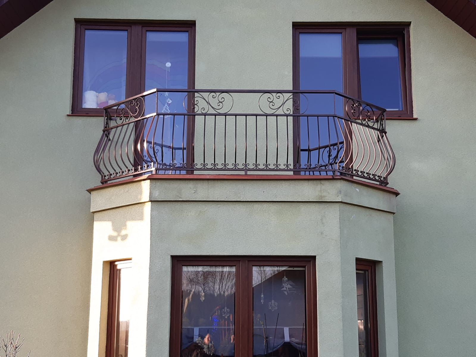 Balustrada kuta ozdobna