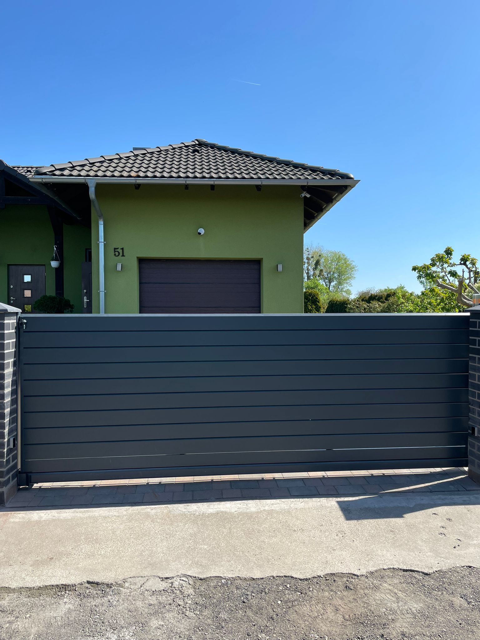 Ogrodzenie zabudowa szczegół