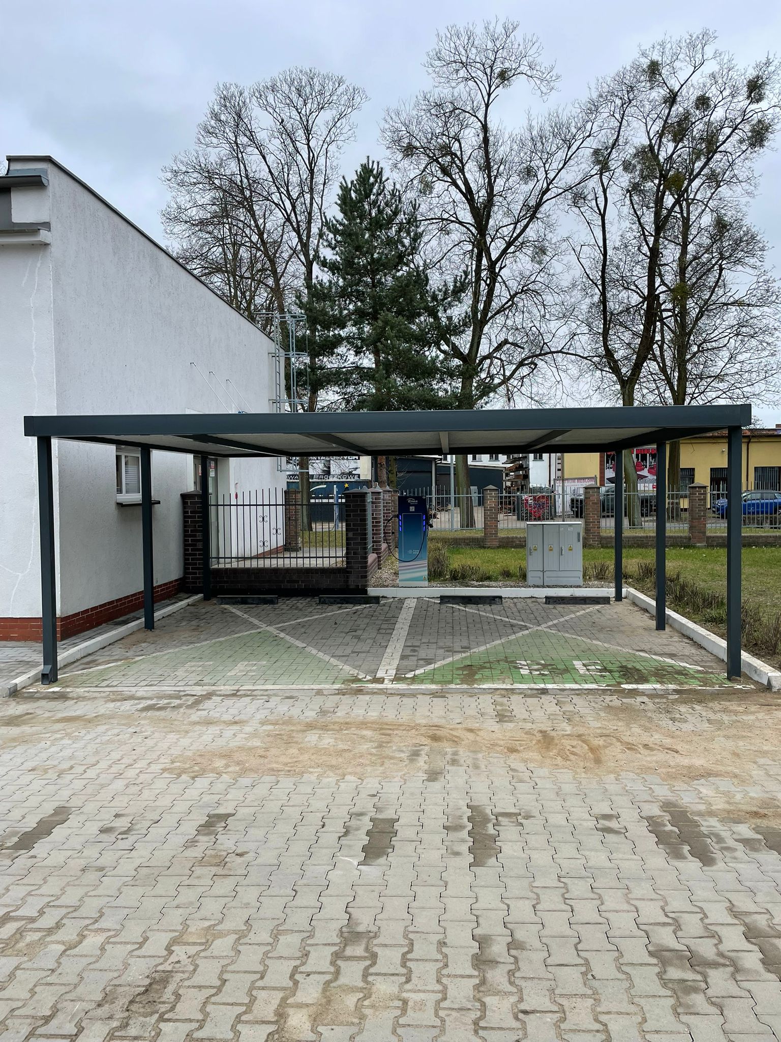 Carport szczegół