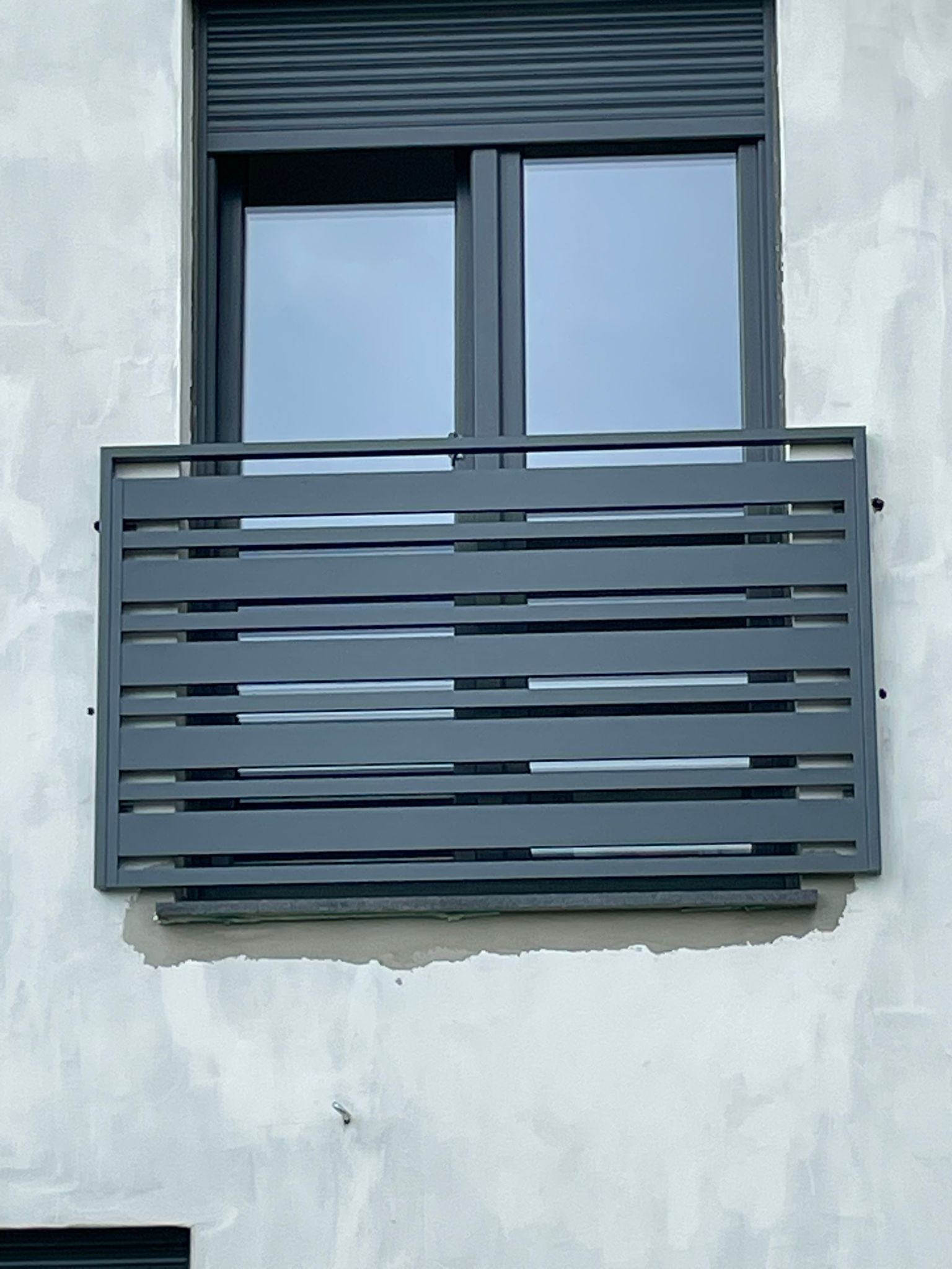 Wizualizacja balustrady balkonowej